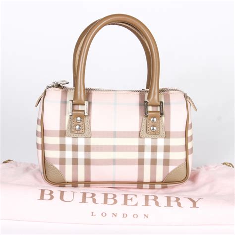 burberry pink purse|pink plaid burberry purse.